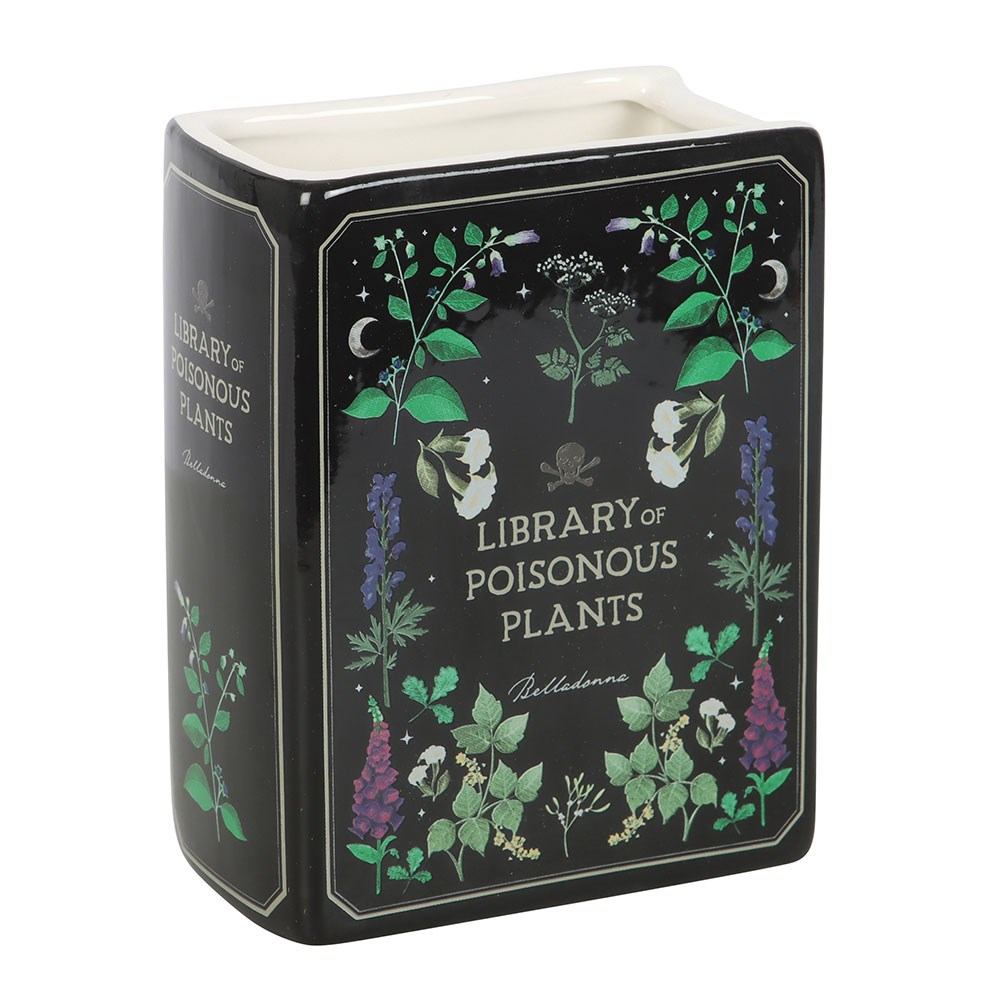 Something Different - Poisonous Plants Book Shaped Vaas - Multicolours